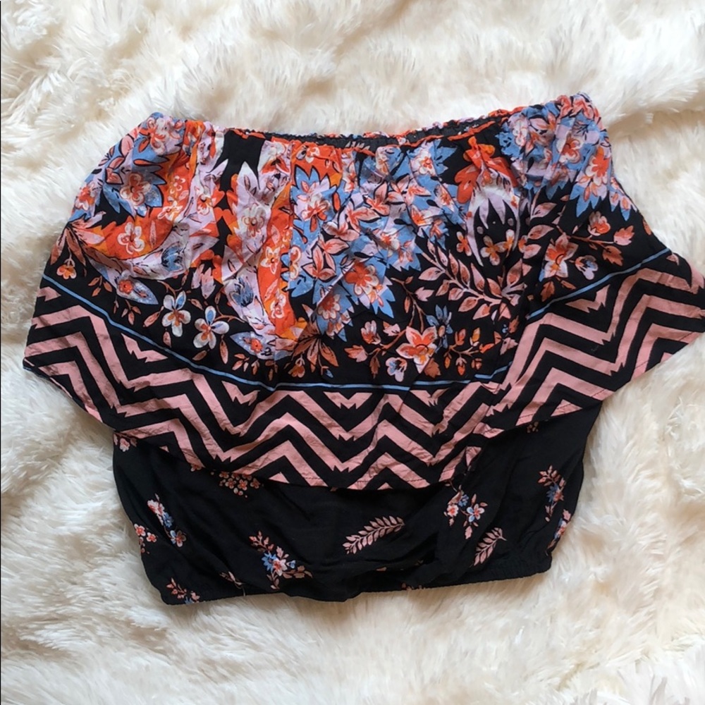 Express🎏Ruffle tube crop | XS